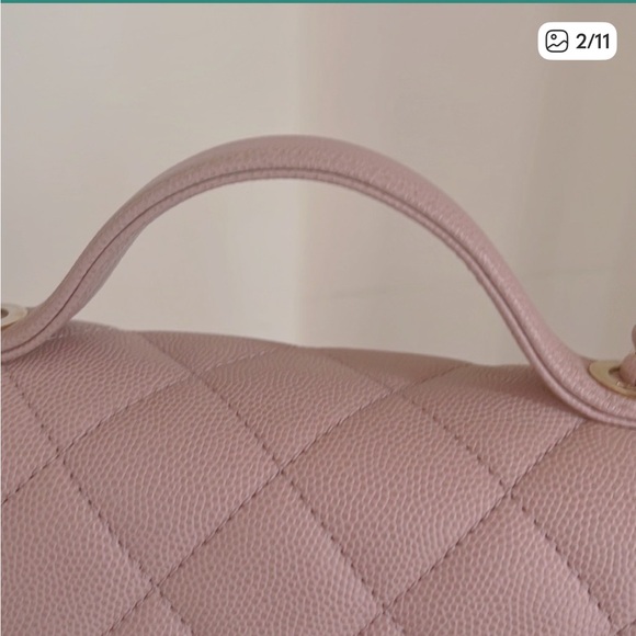 Chanel Blush Pink Quilted Shoulder Bag - Picture 2 of 11